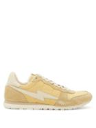 Matchesfashion.com Isabel Marant - Bustee Suede And Mesh Trainers - Womens - Yellow