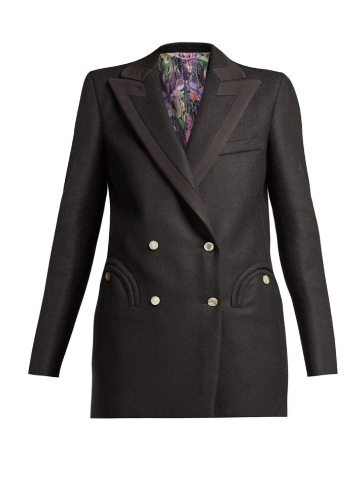 Blazé Milano X Arizona Muse Morning Glory Wool Blazer
