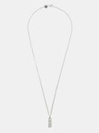 Tom Wood - Cushion Crystal & Sterling-silver Necklace - Mens - Silver