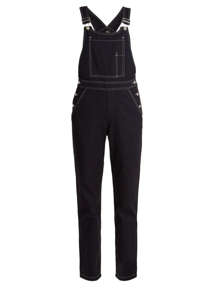 A.p.c. Tom Straight-leg Denim Dungarees