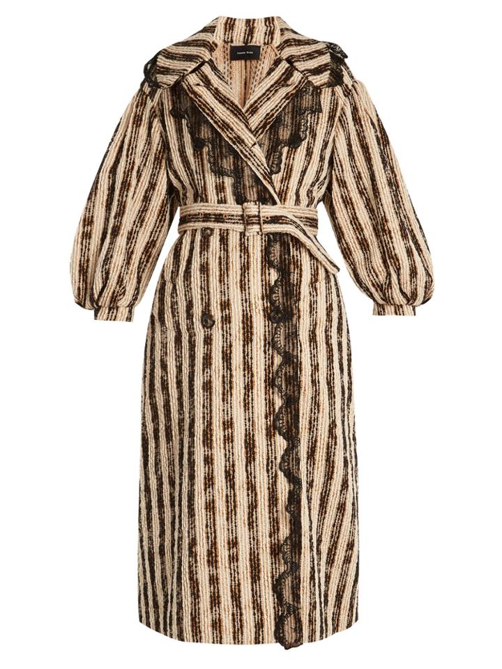 Simone Rocha Floral-print Tie-waist Shirtdress