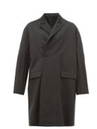 Matchesfashion.com Haider Ackermann - Oversized Double Breasted Cotton Coat - Mens - Grey