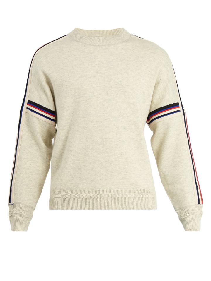 Isabel Marant Nelson Striped Cotton-blend Sweater