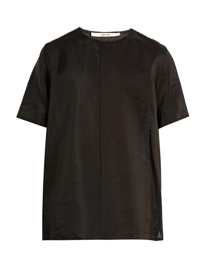Damir Doma Taric Silk-blend T-shirt