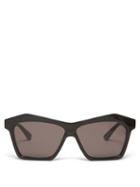 Bottega Veneta Eyewear - Square Acetate Sunglasses - Womens - Black