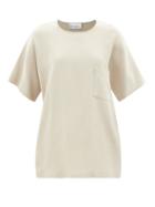 Raey - Oversized Woven-silk T-shirt - Womens - Ivory