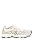 Matchesfashion.com Acne Studios - Panelled Suede And Mesh Trainers - Womens - Grey White