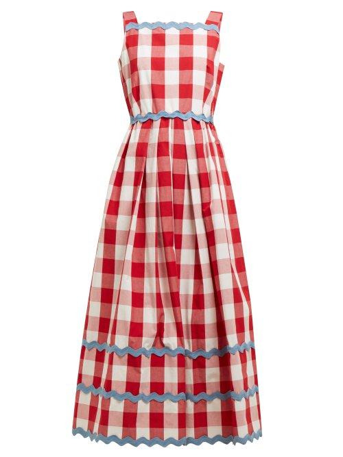 Matchesfashion.com Weekend Max Mara - Diadema Dress - Womens - Red Multi