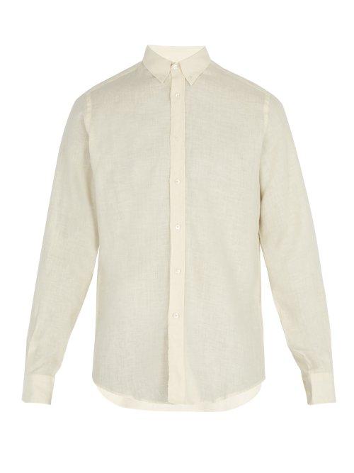 Matchesfashion.com Arj - The Malboro Linen Shirt - Mens - Ivory