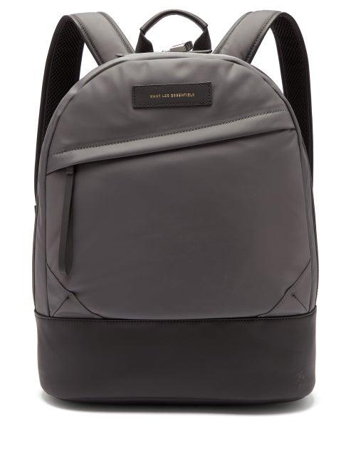 Matchesfashion.com Want Les Essentiels - Kastrup Technical Fabric Backpack - Mens - Grey