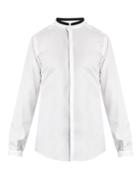 Dolce & Gabbana Mandarin-collar Cotton Shirt
