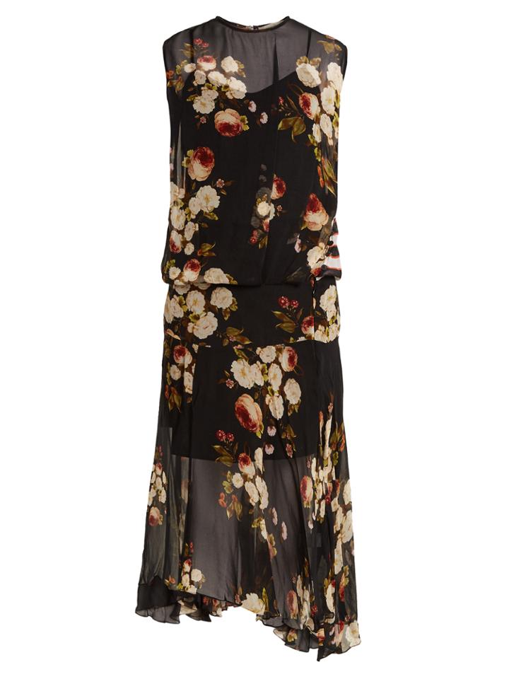 Preen Line Charlotte Peony-print Midi Dress