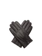 Matchesfashion.com Dents - Touchscreen Leather Gloves - Mens - Black