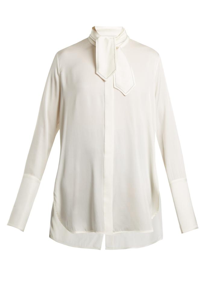 Ellery Ride Lonesome Tie-neck Shirt