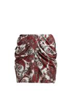Isabel Marant Tilena Paisley-print Silk Mini Skirt