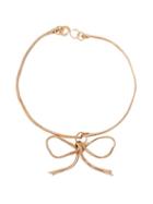 Matchesfashion.com Sonia Boyajian - Audrey Bow Tie Bronze Necklace - Womens - Gold