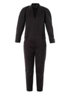 Alexander Wang Compact Twill Tuxedo Jumpsuit