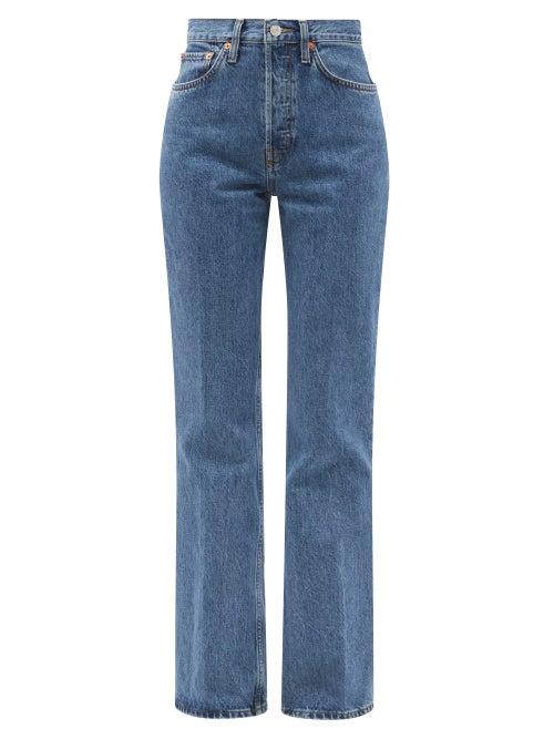 Matchesfashion.com Re/done - 70s Bootcut High-rise Jeans - Womens - Denim
