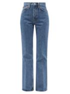 Matchesfashion.com Re/done - 70s Bootcut High-rise Jeans - Womens - Denim