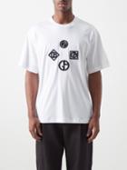 Giorgio Armani - Logo-appliqu Cotton-jersey T-shirt - Mens - White
