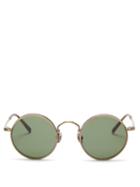 Mens Eyewear Matsuda - Round Titanium Sunglasses - Mens - Gold
