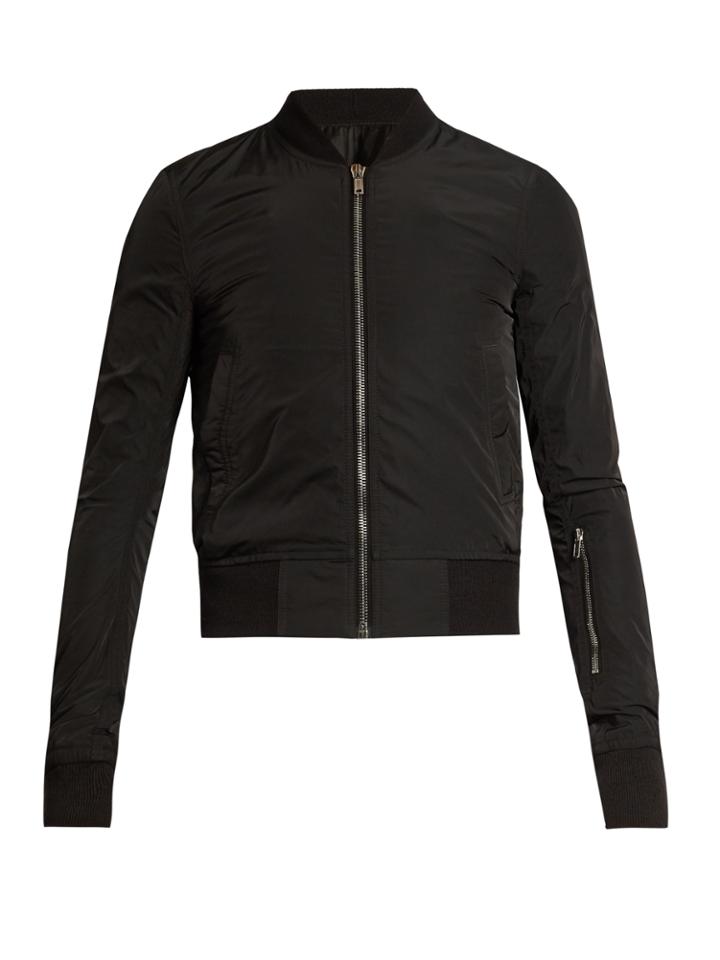 Rick Owens Patch-pocket Technical Bomber Jacket