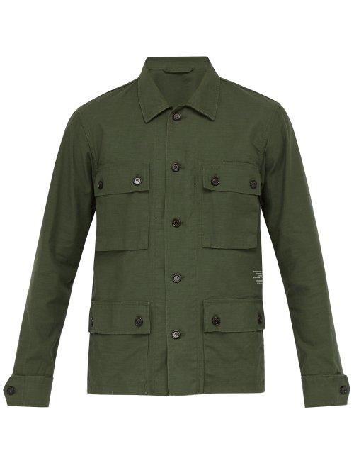 Matchesfashion.com President's - Salvation Washed Cotton Jacket - Mens - Khaki