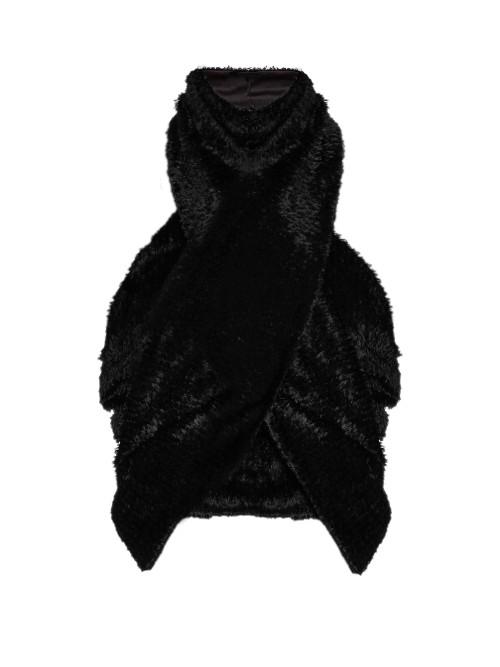 Sophie Theallet Veronica Halterneck Textured-velvet Top