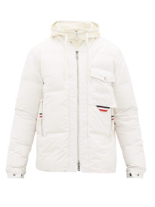 Matchesfashion.com 2 Moncler 1952 - Tonal Logo-patch Technical Down-filled Jacket - Mens - White