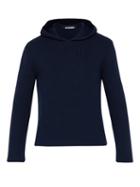 Matchesfashion.com Jacquemus - Hooded Knit Sweater - Mens - Navy
