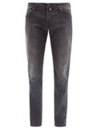 Matchesfashion.com Jacob Cohn - Slim-leg Jeans - Mens - Dark Grey