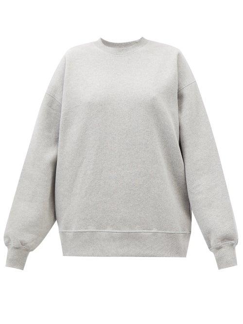 Raey - Recycled Cotton Blend-jersey Sweatshirt - Womens - Grey