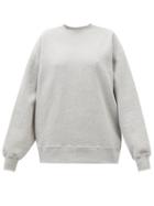 Raey - Recycled Cotton Blend-jersey Sweatshirt - Womens - Grey