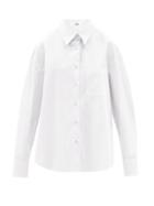 The Frankie Shop - Lui Organic Cotton-poplin Shirt - Womens - White