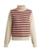 Matchesfashion.com A.p.c. - Directrice Merino Wool Roll Neck Sweater - Womens - Cream Multi