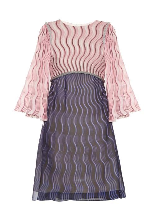 Mary Katrantzou Belle Snuffbox-print Silk-crepe Mini Dress
