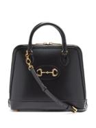Matchesfashion.com Gucci - 1955 Horsebit Leather Bag - Womens - Black