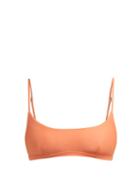 Matchesfashion.com Matteau - The Crop Bikini Top - Womens - Coral