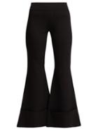 Matchesfashion.com Stella Mccartney - Flared Cropped Trousers - Womens - Black