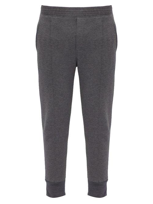 Matchesfashion.com Neil Barrett - Neoprene Tailored Track Pants - Mens - Grey