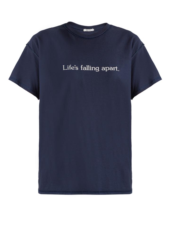 Blouse Craig Text-print Jersey T-shirt