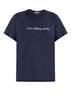 Blouse Craig Text-print Jersey T-shirt