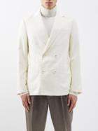 Officine Gnrale - Leon Double-breasted Wool Blazer - Mens - Cream