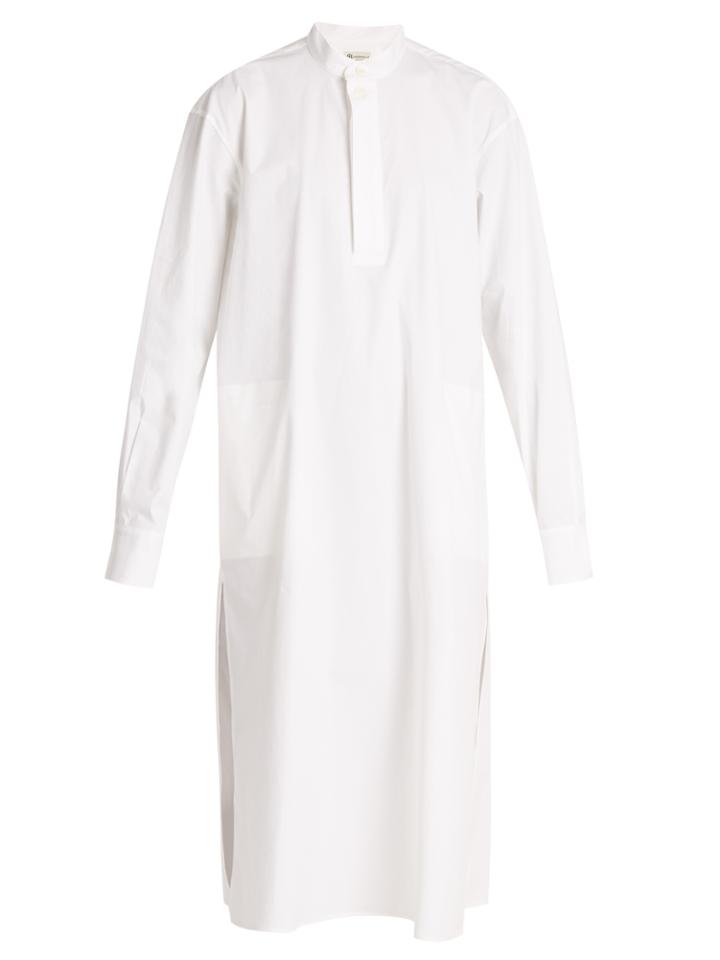 Connolly Mandarin-collar Stretch-cotton Dress