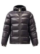 Matchesfashion.com 6 Moncler 1017 Alyx 9sm - Hooded Quilted Down Coat - Mens - Black