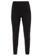 Rick Owens - High-rise Cashmere-blend Leggings - Womens - Black