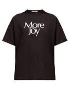 Matchesfashion.com Christopher Kane - More Joy Print Cotton T Shirt - Womens - Black