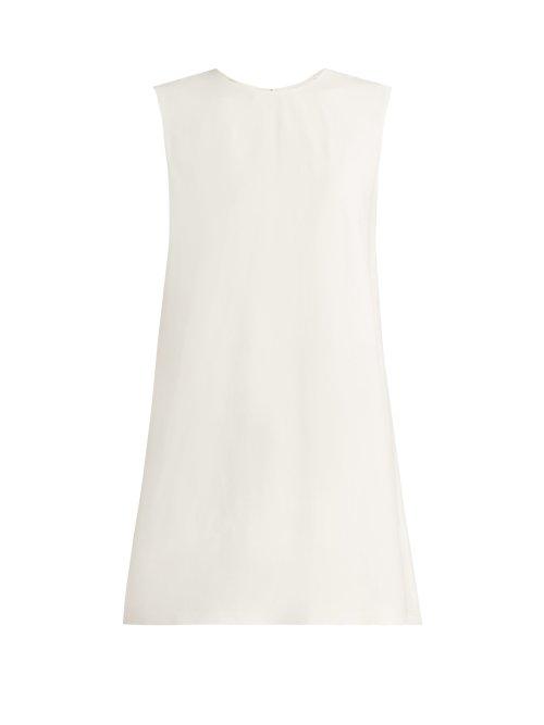 Matchesfashion.com Raey - Dip Hem Crepe Tank - Womens - Ivory