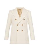 Matchesfashion.com Gucci - Double Breasted Wool Felt Jacket - Mens - Ivory
