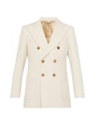Matchesfashion.com Gucci - Double Breasted Wool Felt Jacket - Mens - Ivory
